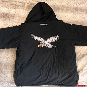 Sz L Full Zip Phila EAGLES STARTER Jacket Vintage Perfect condition